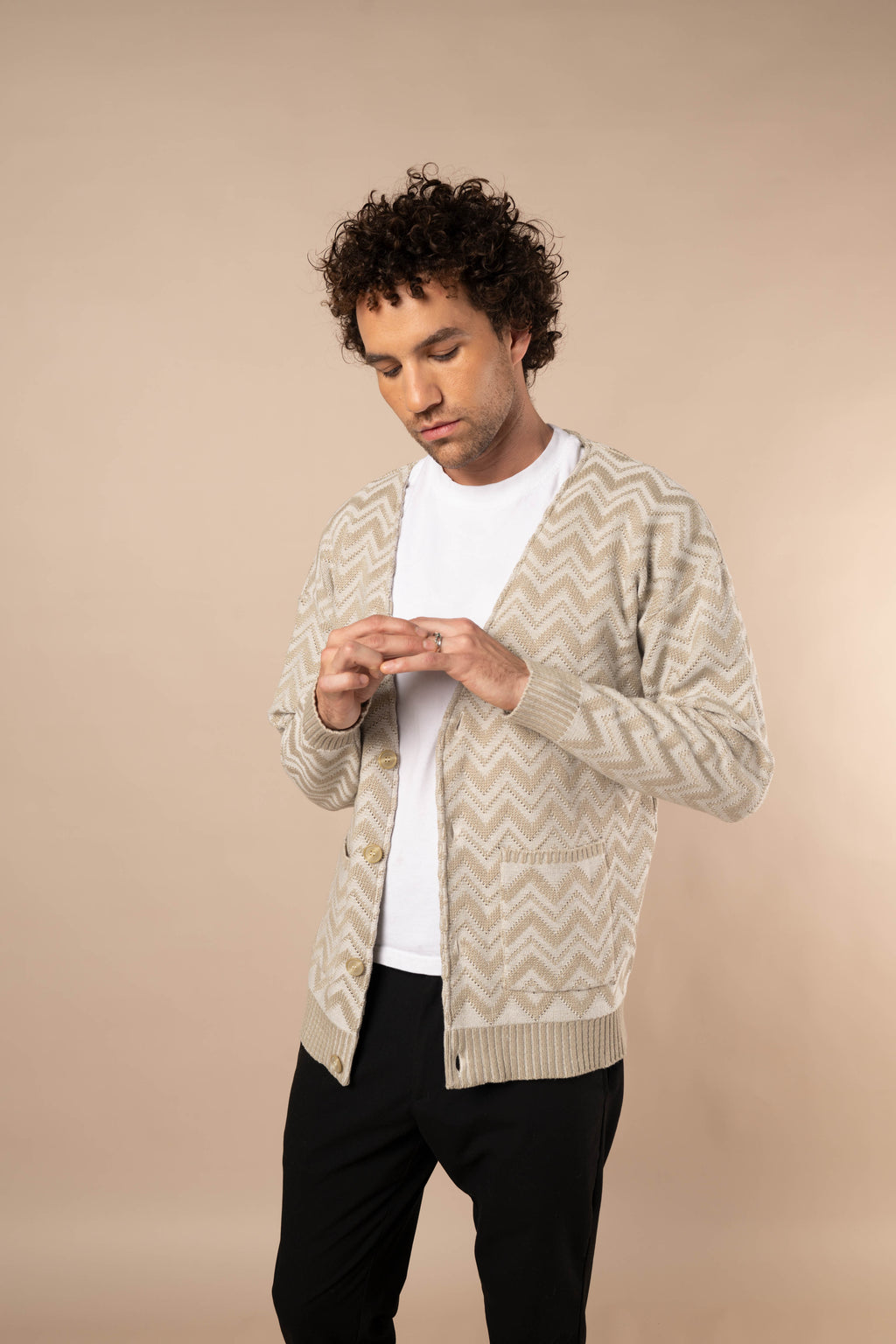 CARDIGAN ZIGZAG - UNISEX