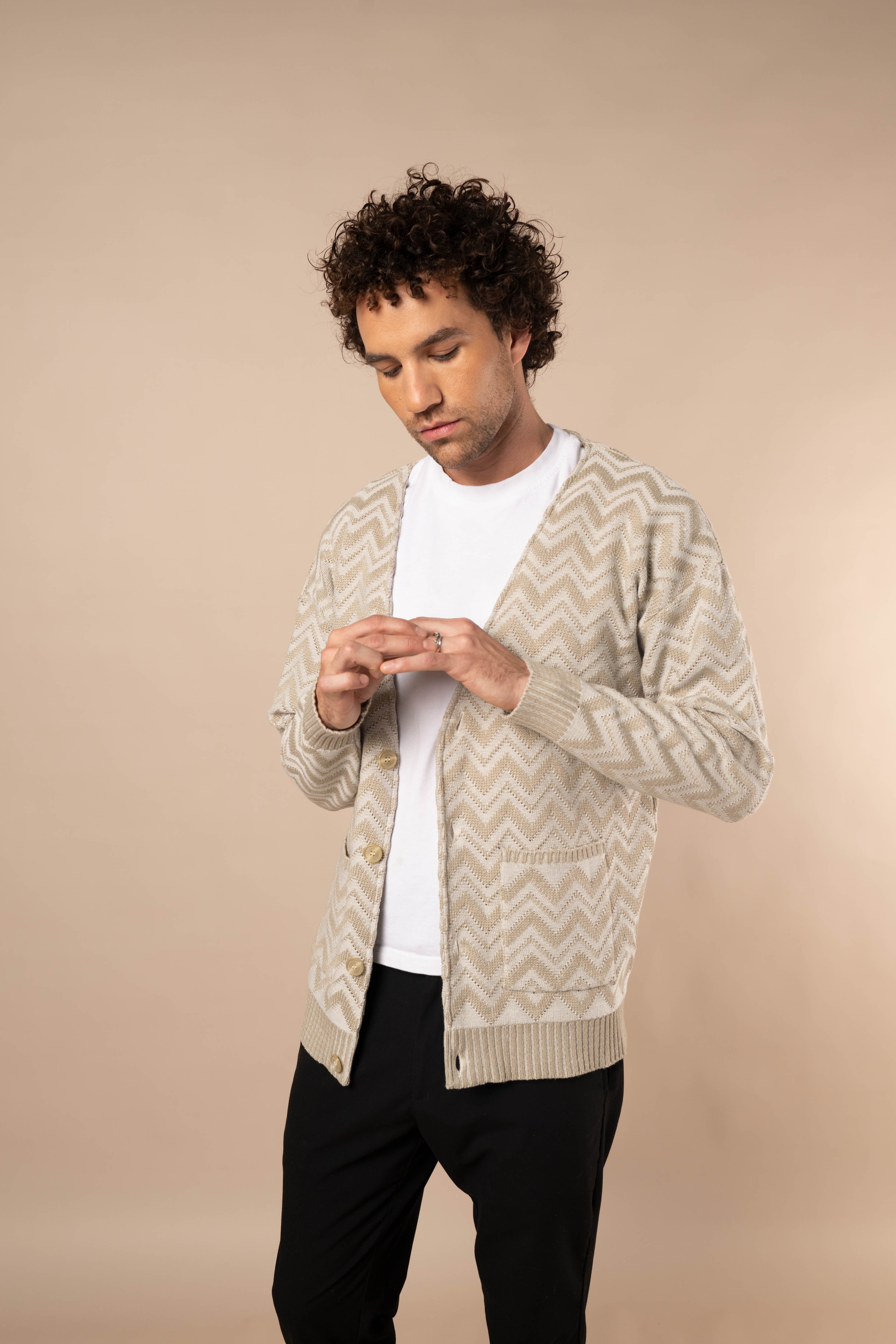 CARDIGAN ZIGZAG - UNISEX