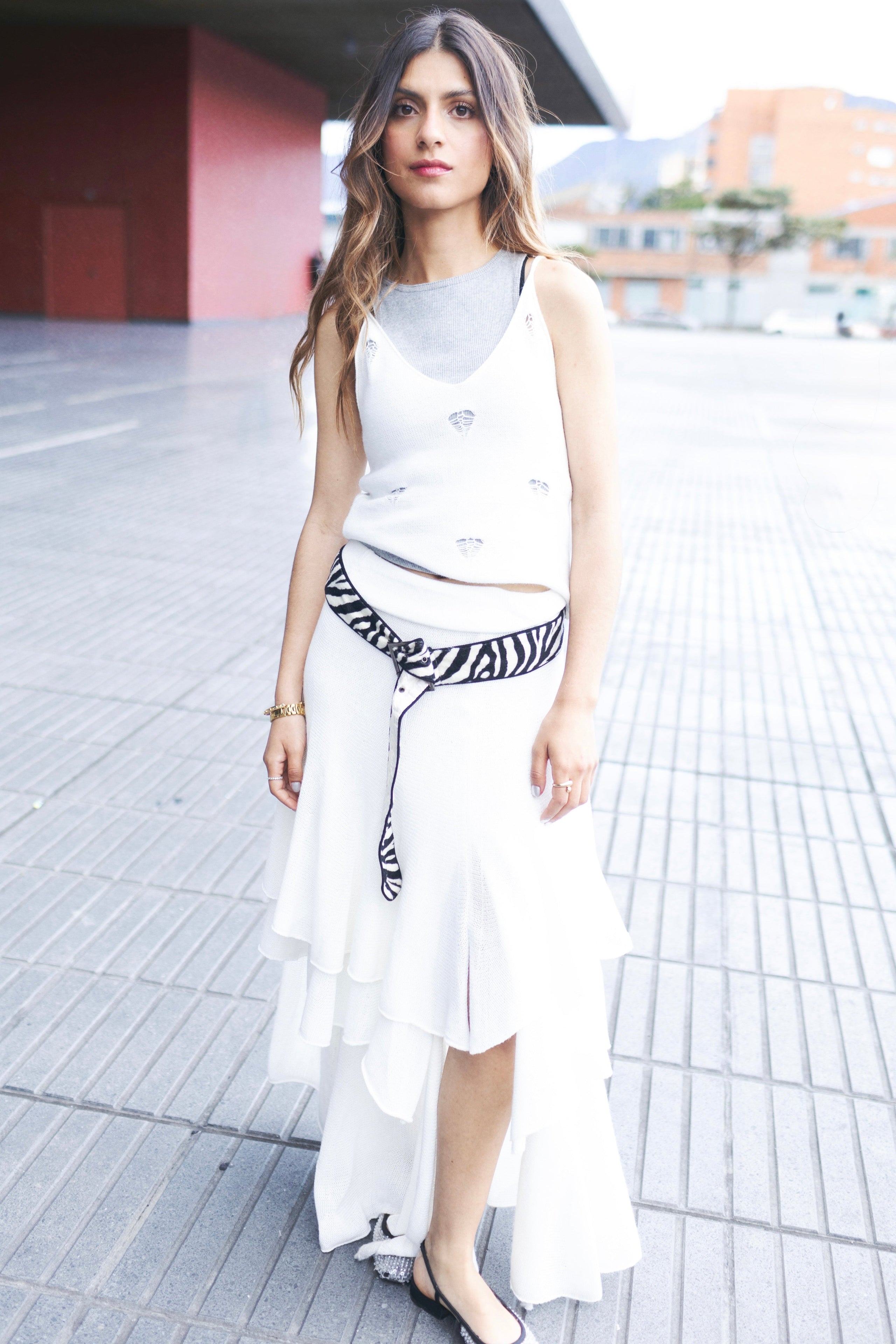 Falda Bolero de Punto + Top